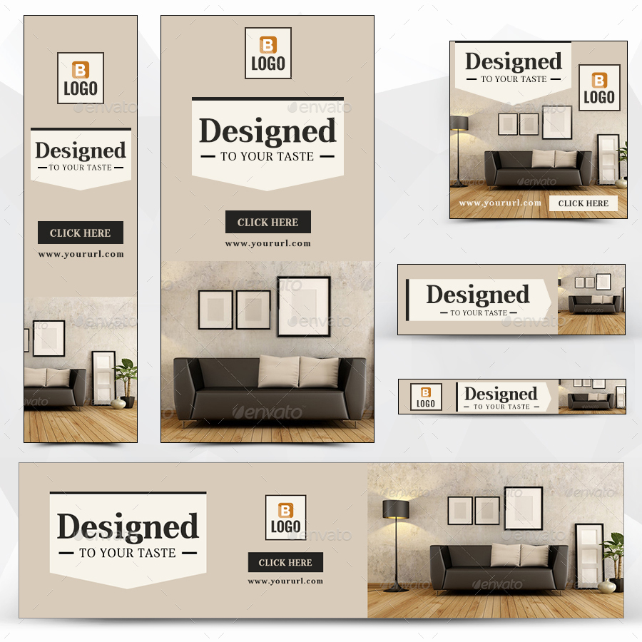 Furniture Banners by Hyov GraphicRiver